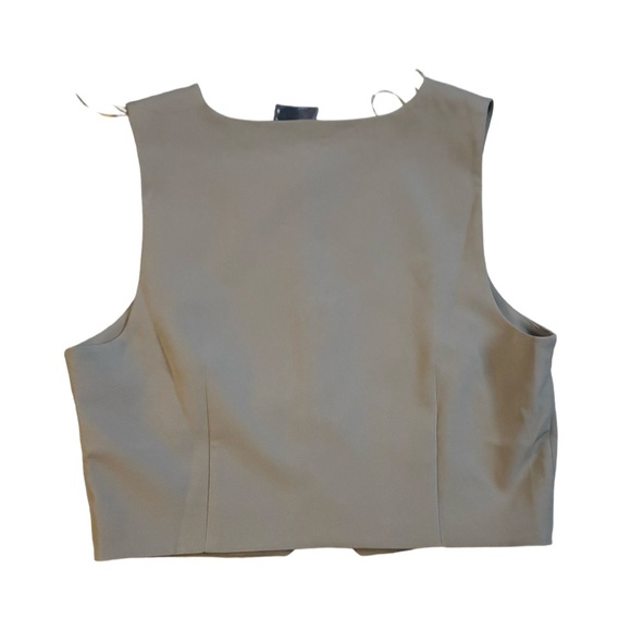 Love Tree Tan Buttoned Vest size small new with tags - Picture 6 of 12